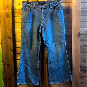 VENEZIA Wide Leg Flare Stretch Jeans